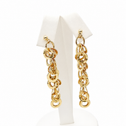 Orecchini - 18 carati Oro giallo - Made in Italy - Handmade