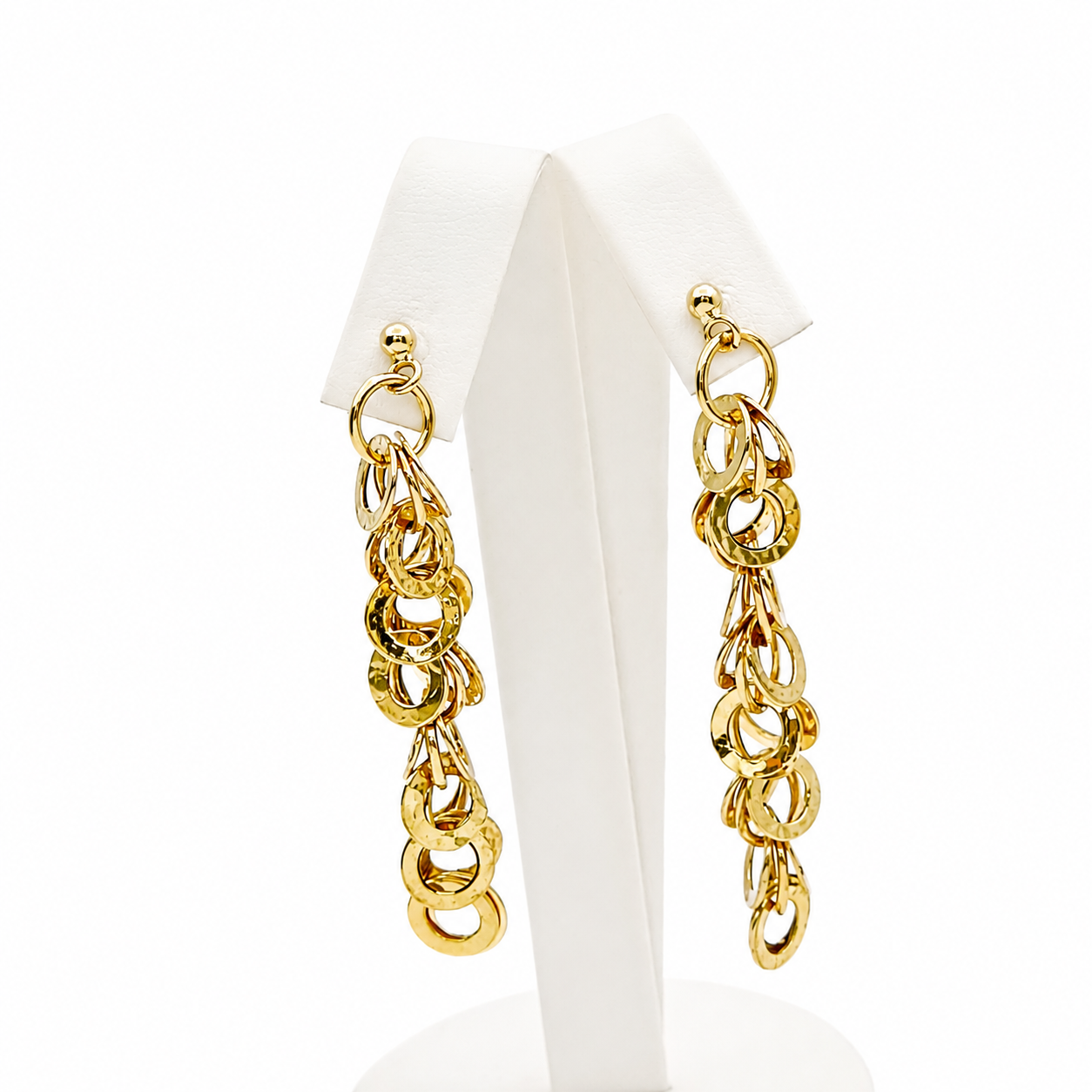 Orecchini - 18 carati Oro giallo - Made in Italy - Handmade