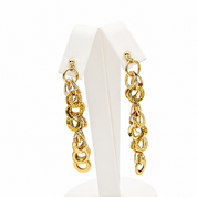 Orecchini - 18 carati Oro giallo - Made in Italy - Handmade