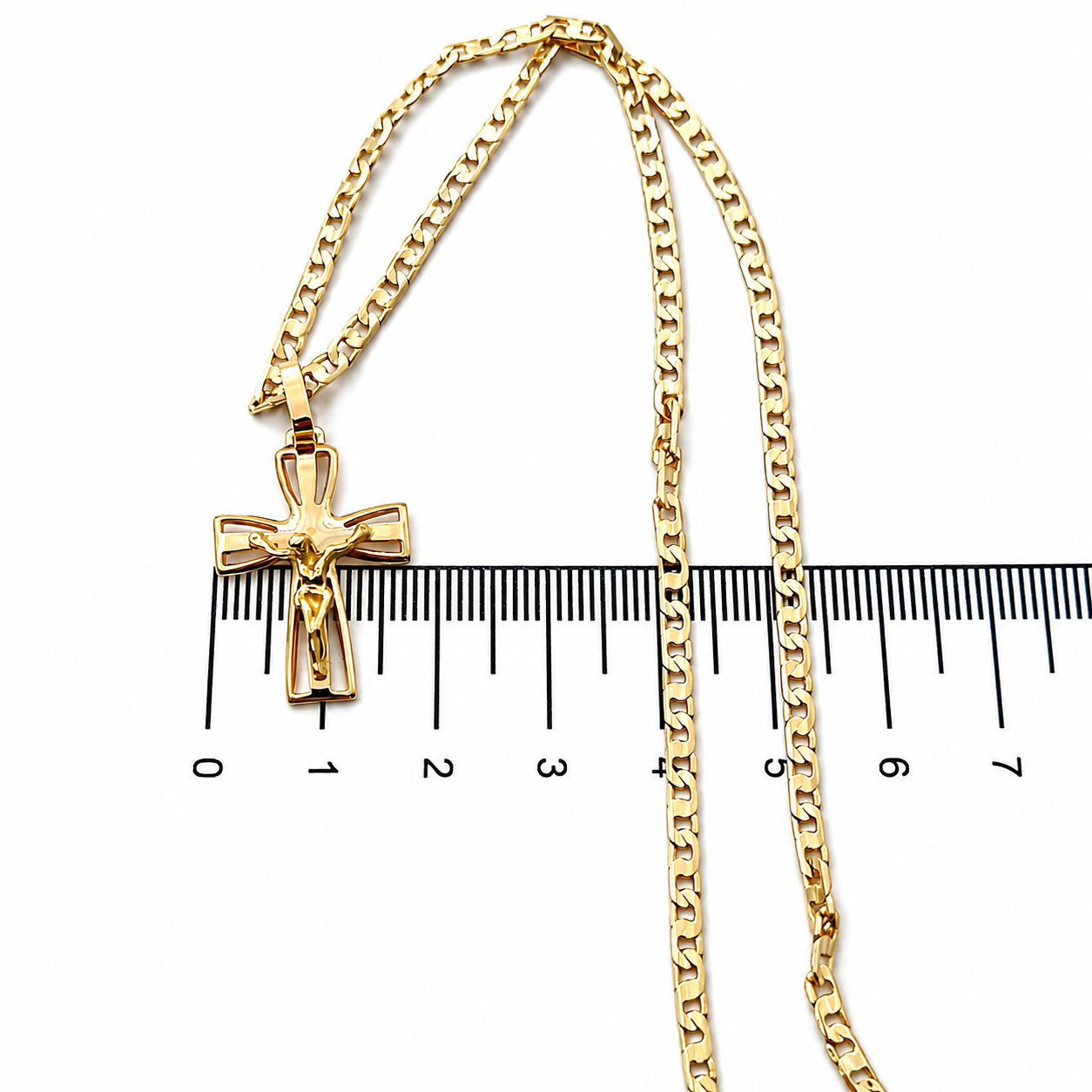 Collana con ciondolo - 18 carati Oro giallo - Made in Italy - Handmade