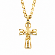Collana con ciondolo - 18 carati Oro giallo - Made in Italy - Handmade