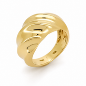 Anello - 18 carati Oro giallo - Made in Italy - Handmade