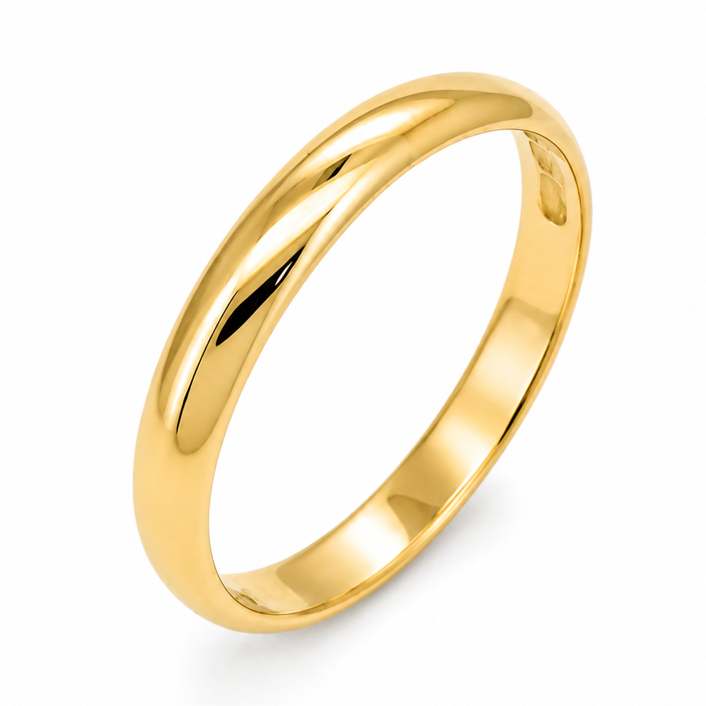 Anello - 18 carati Oro giallo - Made in Italy - Handmade