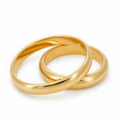 Anello - 18 carati Oro giallo - Made in Italy - Handmade