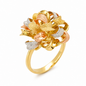 Anello - 18 carati Oro bianco, Oro giallo, Oro rosa - Made in Italy - Handmade