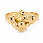 Anello - 18 carati Oro giallo - Made in Italy - Handmade