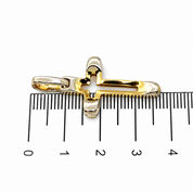 Ciondolo - 18 carati Oro giallo, Oro bianco - Made in Italy - Handmade