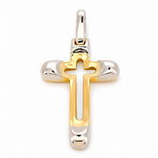 Ciondolo - 18 carati Oro giallo, Oro bianco - Made in Italy - Handmade