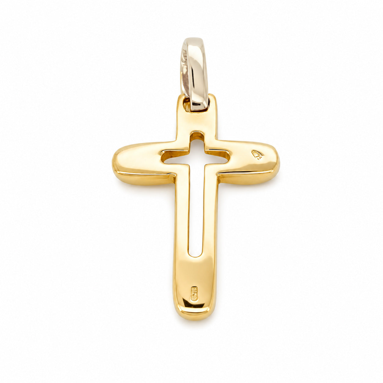 Ciondolo - 18 carati Oro giallo, Oro bianco - Made in Italy - Handmade