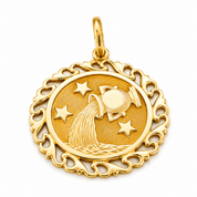 Ciondolo - 18 carati Oro giallo - Made in Italy - Handmade