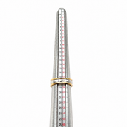 Anello - 18 carati Oro bianco, Oro giallo - 0.90ct. tw. Diamante (Naturale) - Made in Italy - Handmade
