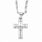 Collana con ciondolo - 18 carati Oro bianco - Made in Italy - Handmade