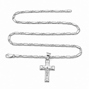 Collana con ciondolo - 18 carati Oro bianco - Made in Italy - Handmade