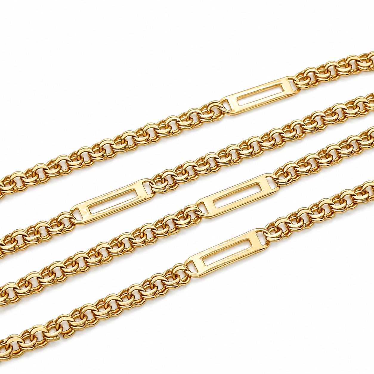Collana - 18 carati Oro giallo - Made in Italy - Handmade