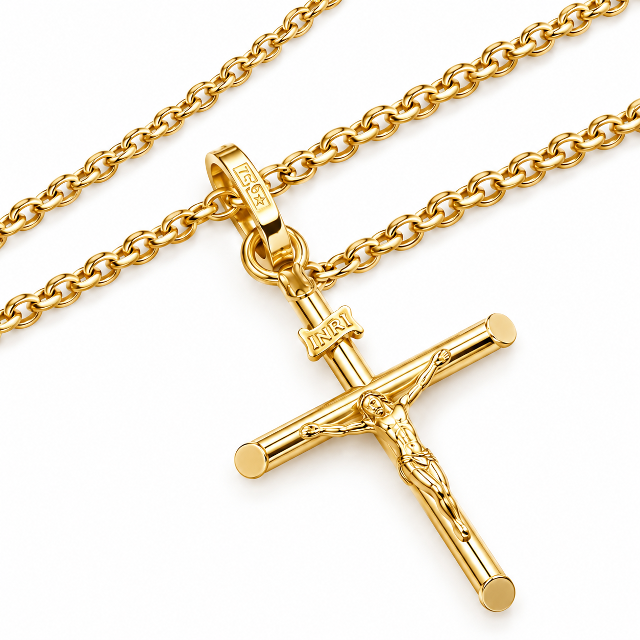 Collana con ciondolo - 18 carati Oro giallo - Handmade - Made in Italy