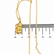 Collana con ciondolo - 18 carati Oro giallo - Handmade - Made in Italy