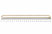 Collana - 18 carati Oro giallo,Oro bianco - Made in Italy - Handmade
