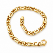 Bracciale - 18 carati Oro giallo - Handmade - Made in Italy
