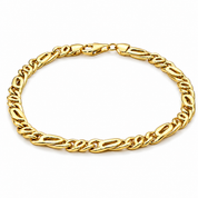 Bracciale - 18 carati Oro giallo - Handmade - Made in Italy