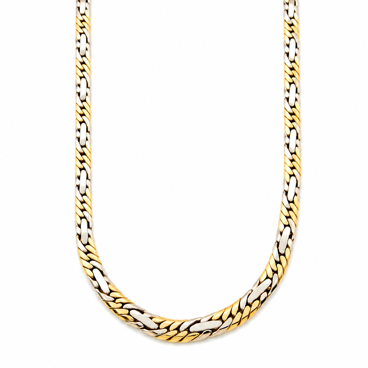 Collana - 18 carati Oro giallo, Oro bianco - Made in Italy - Handmade