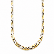 Collana - 18 carati Oro giallo, Oro bianco - Made in Italy - Handmade