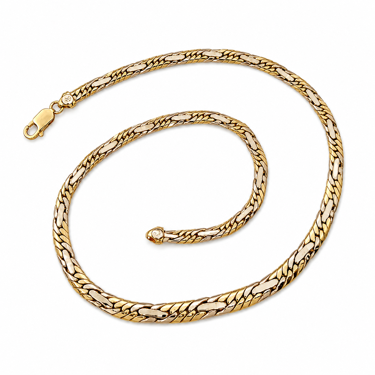 Collana - 18 carati Oro giallo, Oro bianco - Made in Italy - Handmade