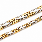 Collana - 18 carati Oro giallo, Oro bianco - Made in Italy - Handmade