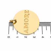 Ciondolo - 18 carati Oro giallo - Made in Italy - Handmade