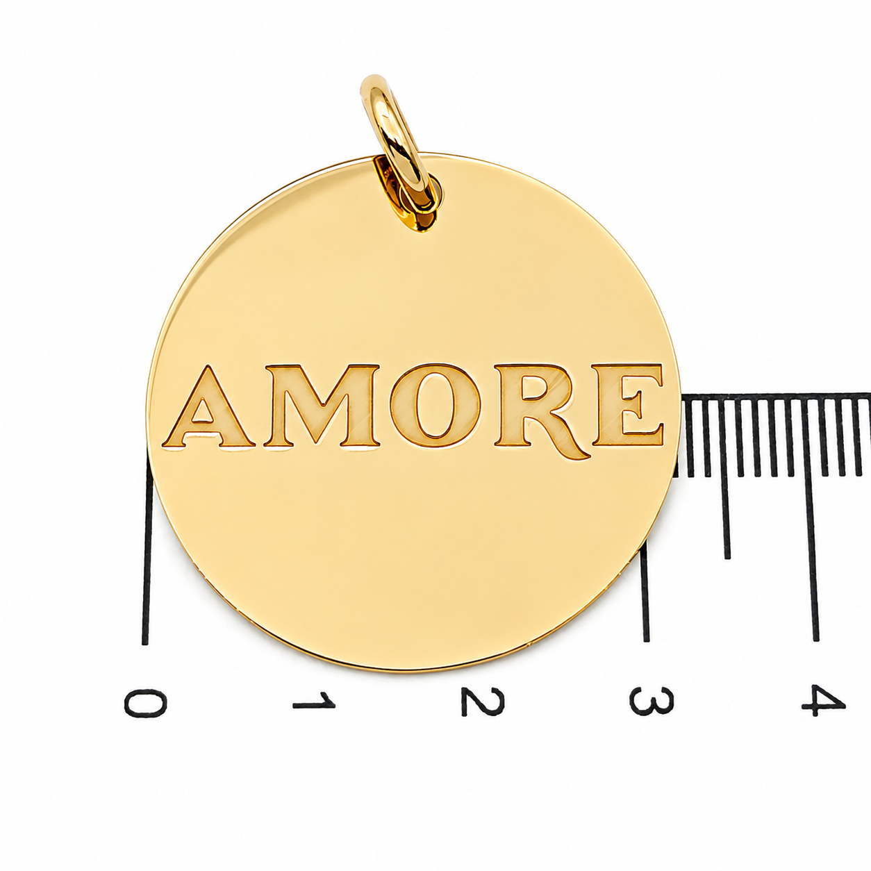 Ciondolo - 18 carati Oro giallo - Made in Italy - Handmade