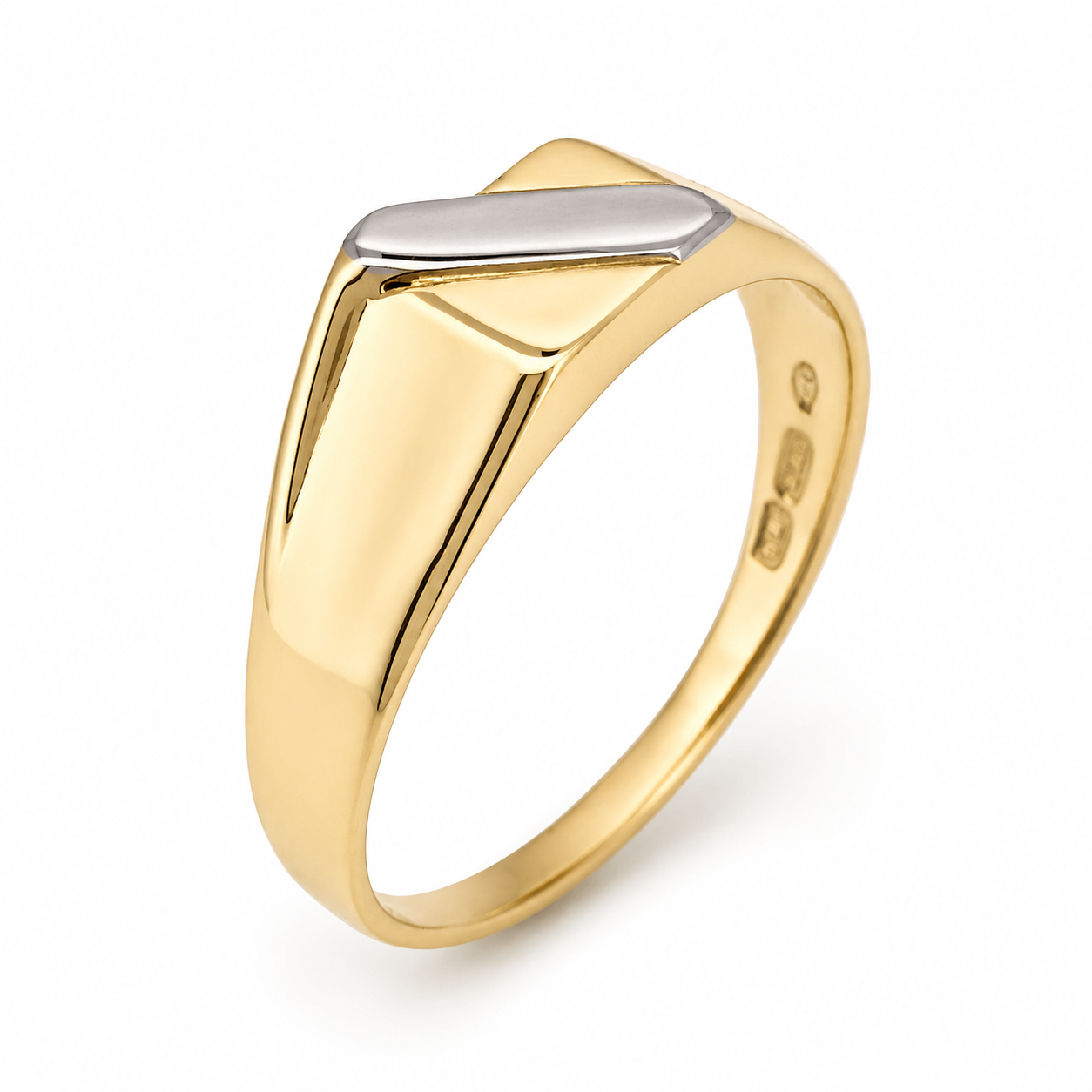 Anello - 18 carati Oro bianco, Oro giallo - Made in Italy - Handmade