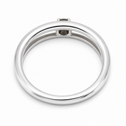 Anello - 18 carati Oro bianco - 0.15ct. tw. Diamante (Naturale) - Made in Italy - Handmade