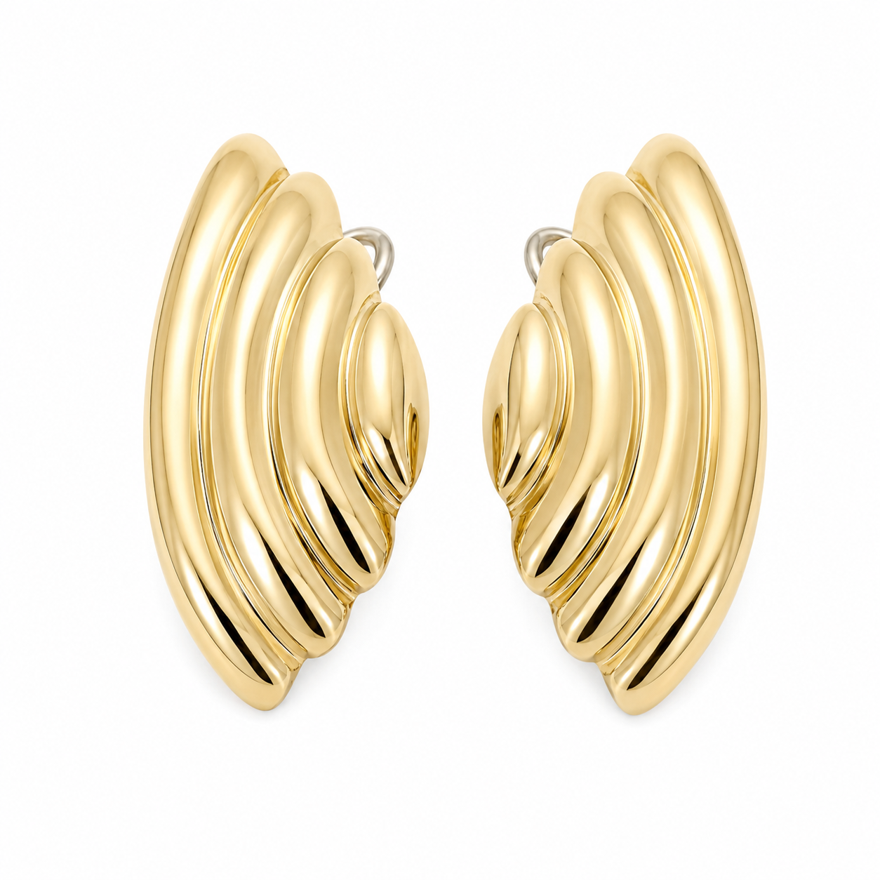 Orecchini - 18 carati Oro giallo - Made in Italy - Handmade