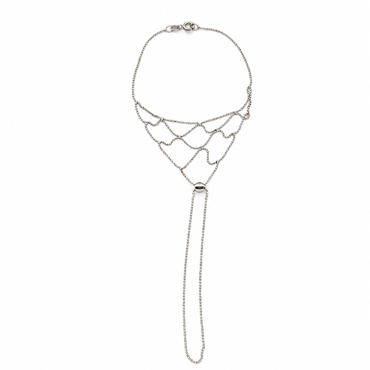 Bracciale - 18 carati Oro bianco - Made in Italy - Handmade