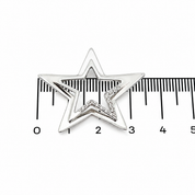 Ciondolo - 18 carati Oro bianco - Diamante (Naturale) - Made in Italy - Handmade