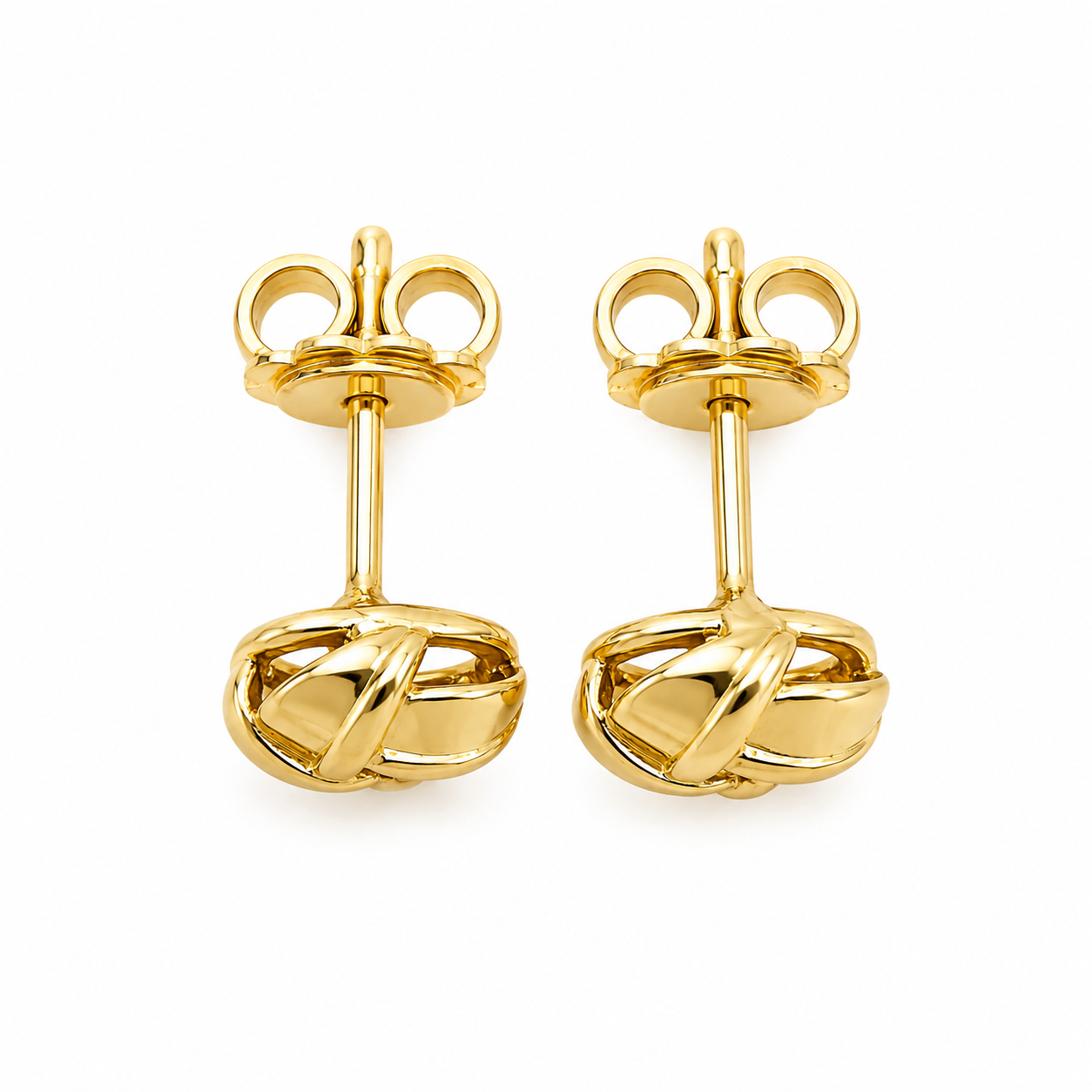 Orecchini - 18 carati Oro giallo - Made in Italy - Handmade