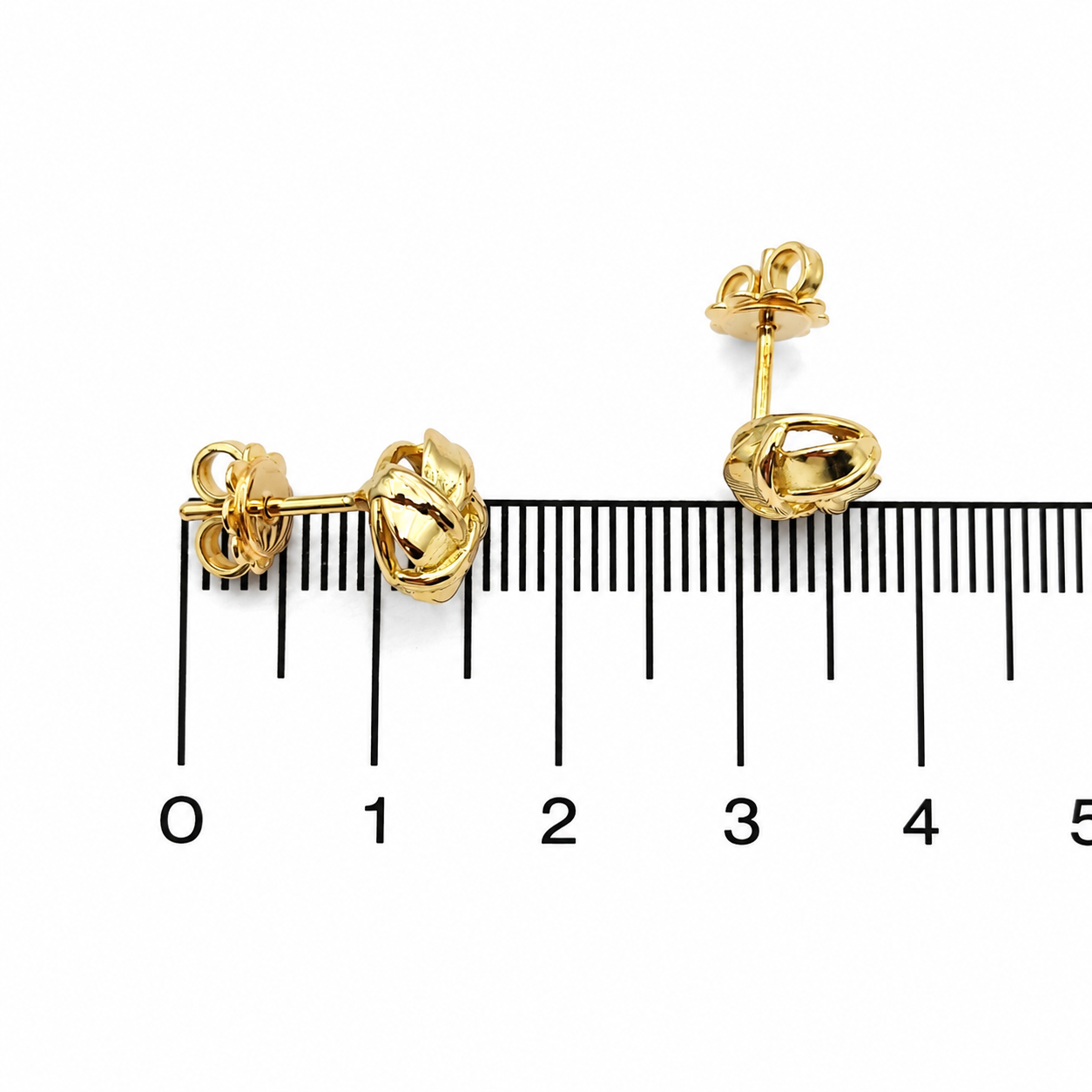 Orecchini - 18 carati Oro giallo - Made in Italy - Handmade