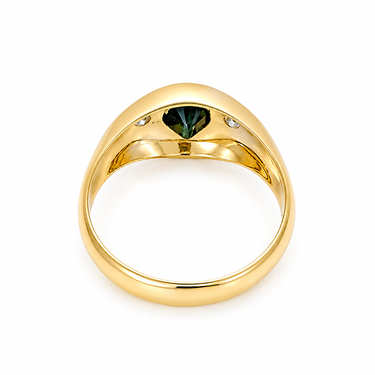 Anello - 18 carati Oro giallo - 2.05ct. tw. Zaffiro - Diamante - Made in Italy - Handmade