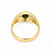Anello - 18 carati Oro giallo - 2.05ct. tw. Zaffiro - Diamante - Made in Italy - Handmade