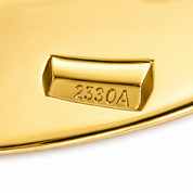 Anello - 18 carati Oro bianco, Oro giallo - 0.03ct. tw. Diamante (Naturale) - Made in Italy - Handmade