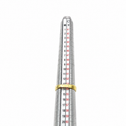 Anello - 18 carati Oro bianco, Oro giallo - 0.03ct. tw. Diamante (Naturale) - Made in Italy - Handmade