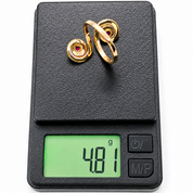 Anello - 18 carati Oro giallo - 0.44ct. tw. Rubino - Made in Italy - Handmade