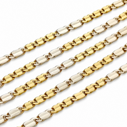 Collana - 18 carati Oro giallo, Oro bianco - Made in Italy - Handmade