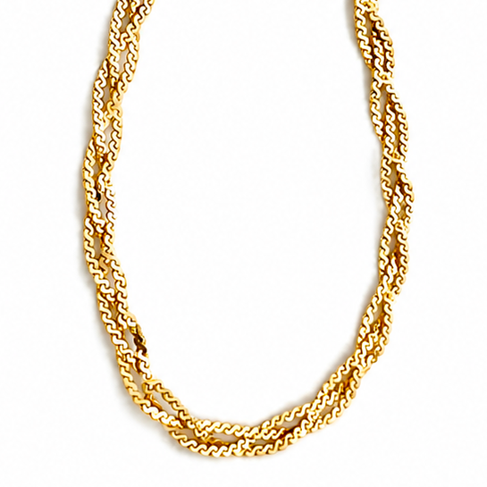 Collana - 18 carati Oro giallo - Made in Italy - Handmade