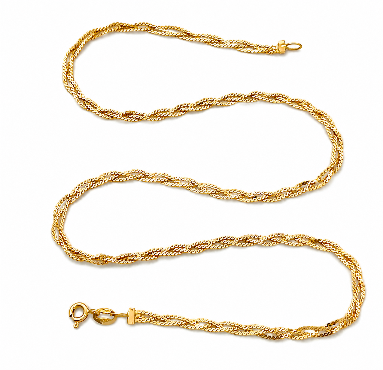 Collana - 18 carati Oro giallo - Made in Italy - Handmade