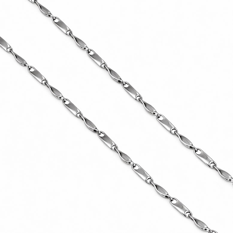 Collana con ciondolo - 18 carati Oro bianco