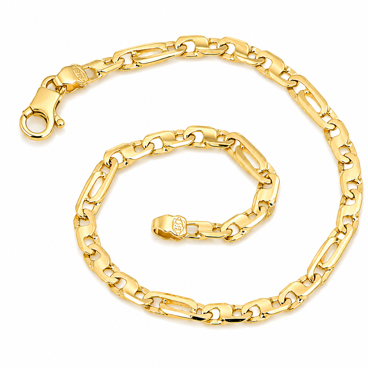 Bracciale - 18 carati Oro giallo - Made in Italy - Handmade