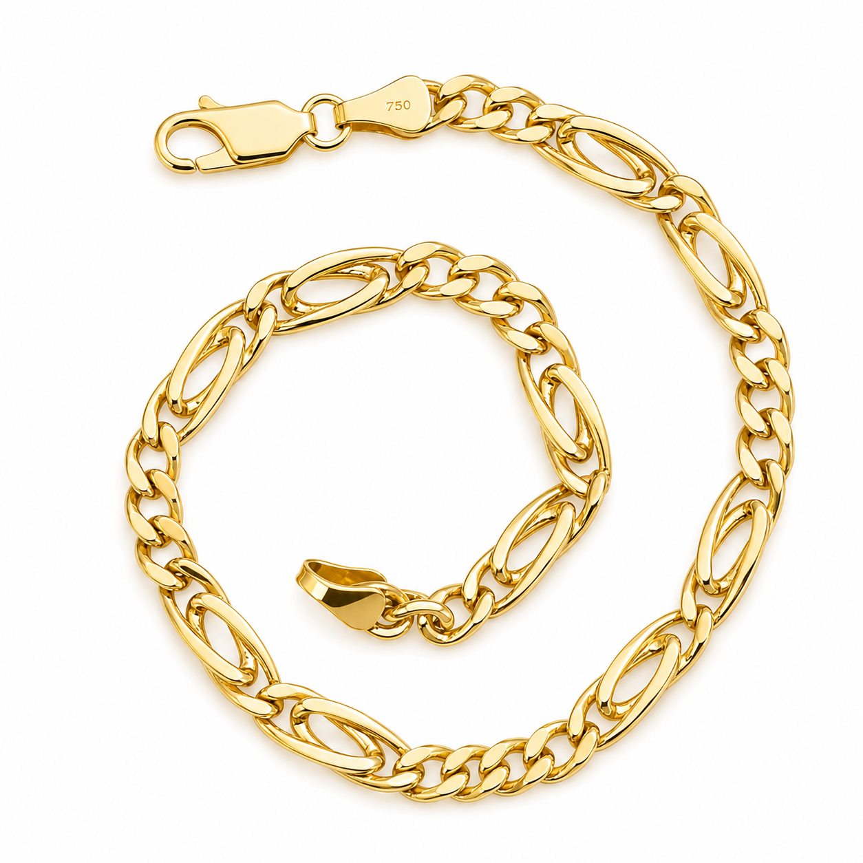 Bracciale - 18 carati Oro giallo - Made in Italy - Handmade
