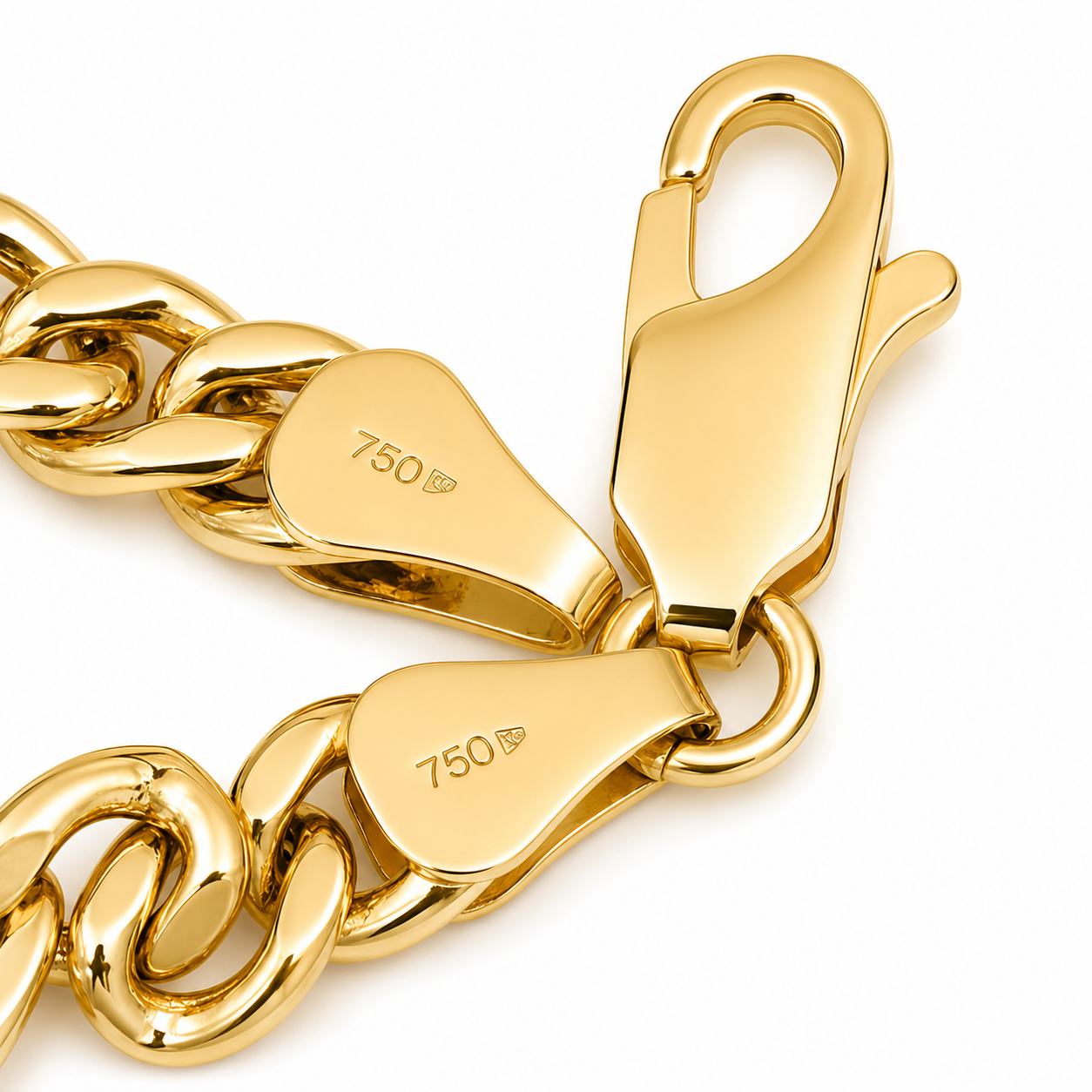 Bracciale - 18 carati Oro giallo - Made in Italy - Handmade