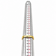 Anello - 18 carati Oro giallo - 0.31ct. tw. Diamante (Naturale) - Made in Italy - Handmade