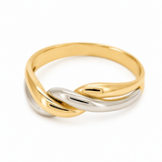 Anello - 18 carati Oro bianco, Oro giallo - Made in Italy - Handmade